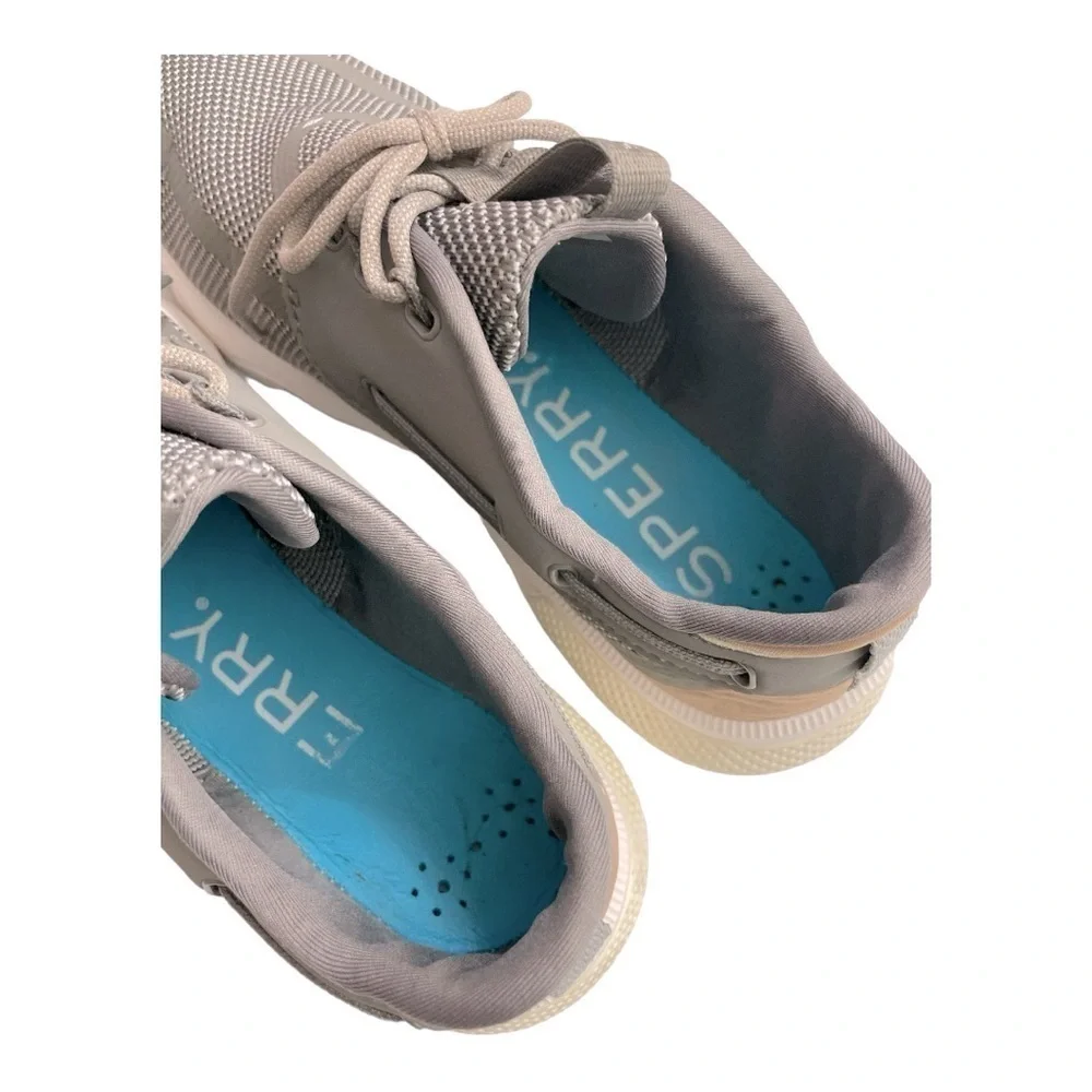 Sperry Boating Gray Shoe Sneaker 7 Seas 3-Eye Men's #60687 Size 8.5 M